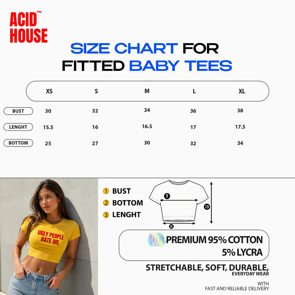 Sorry About Your Fragile Male Ego Baby Tee for Women – White Y2K Graphic Crop Top