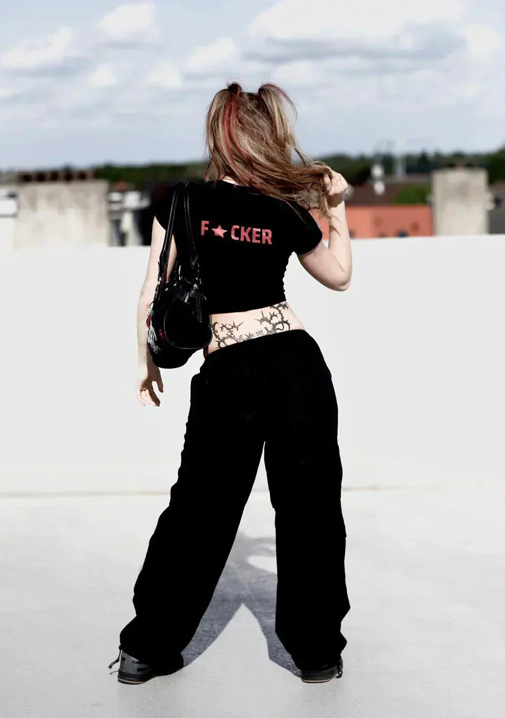 Bold Statement Baby Tee – Black Crop Top for Women | physical by 303™ (formerly 303)
