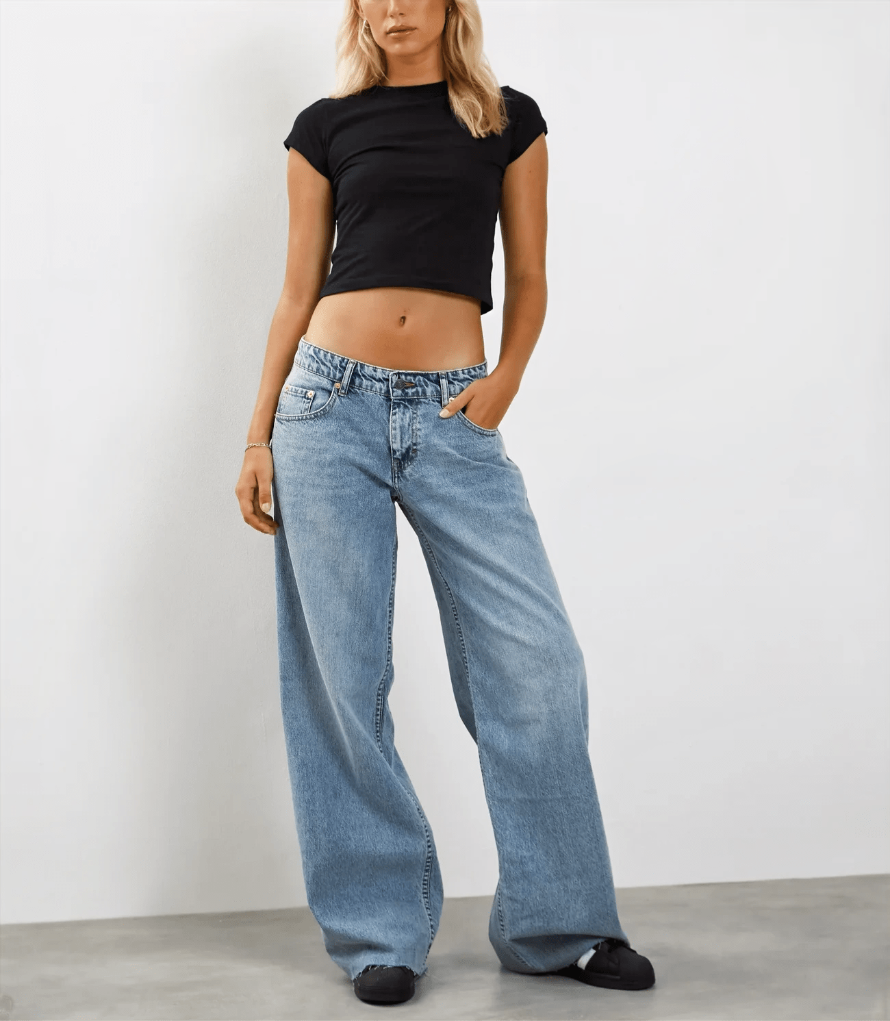 Essential Black Baby Tee | Slim - Fit Crop Top | physical by 303™ (formerly 303)