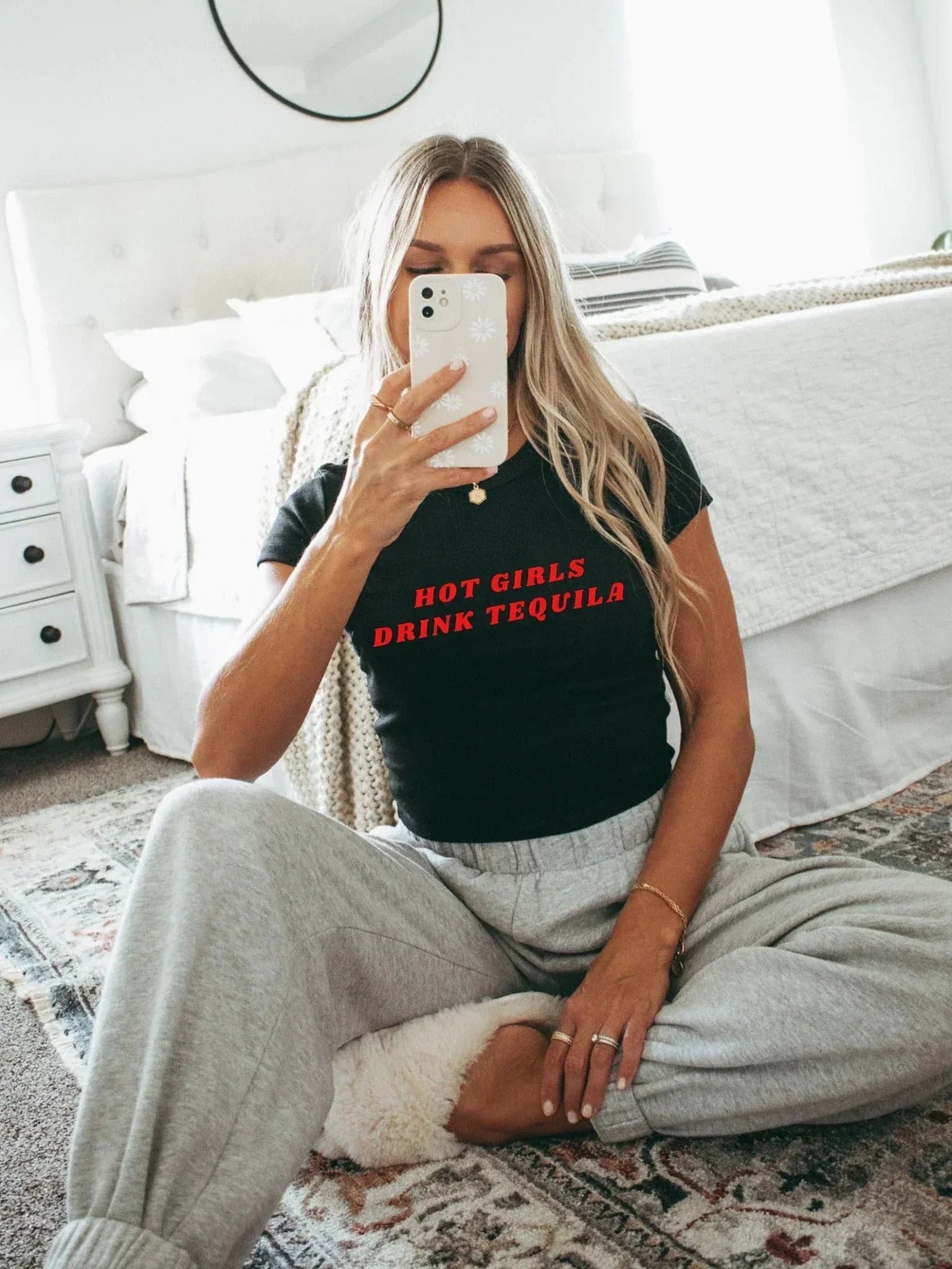 Hot Girls Drink Tequila Baby Tee – Women’s Crop Top | physical by 303™ (formerly 303)
