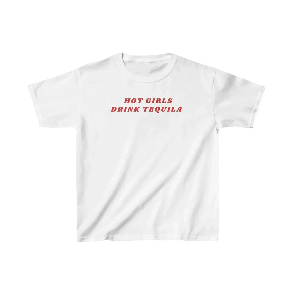 Hot Girls Drink Tequila Baby Tee – Women’s Crop Top | physical by 303™ (formerly 303)