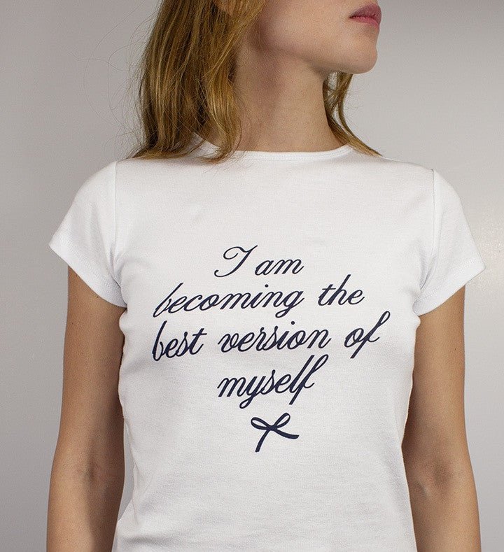 I Am Becoming Best Version Baby Tee | Crop Top | physical by 303™ (formerly 303)