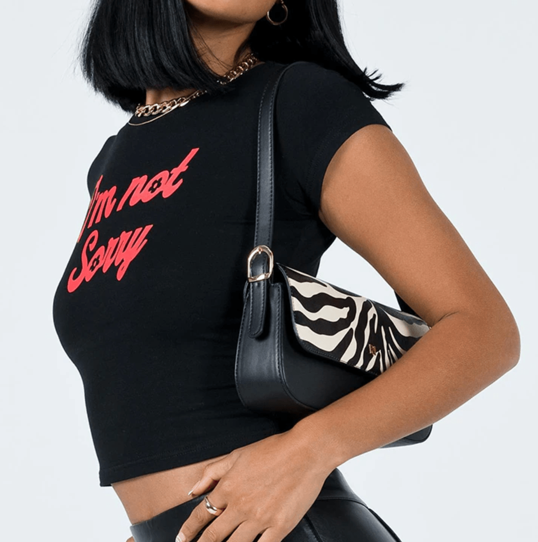 I’m Not Sorry Black Baby Tee for Women | physical by 303™ (formerly 303)