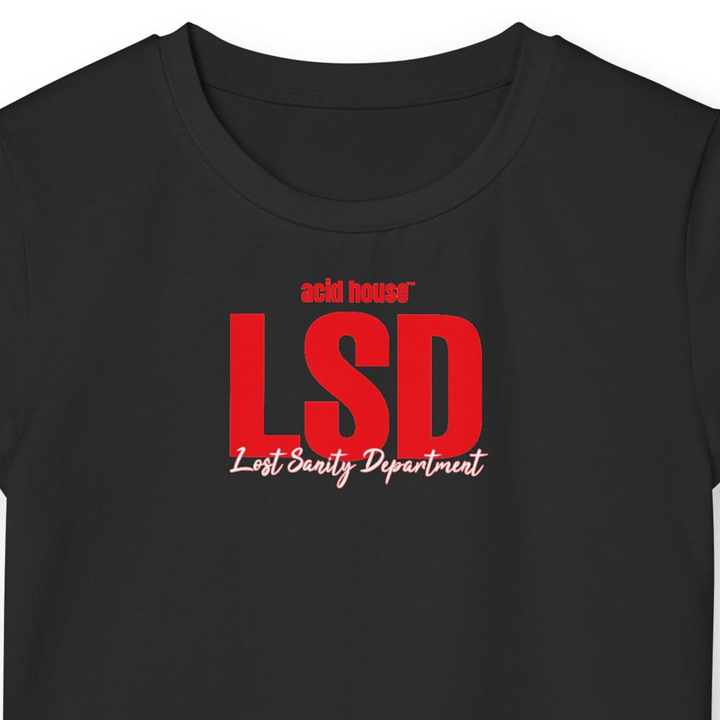 LSD Lost Sanity Department Crop Top – 303 Baby Tee | physical by 303™ (formerly 303)