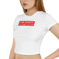 Narcissist Oh and Icon Baby Tee – White Crop Top | Baby Tee for women | physical by 303™ (formerly 303)