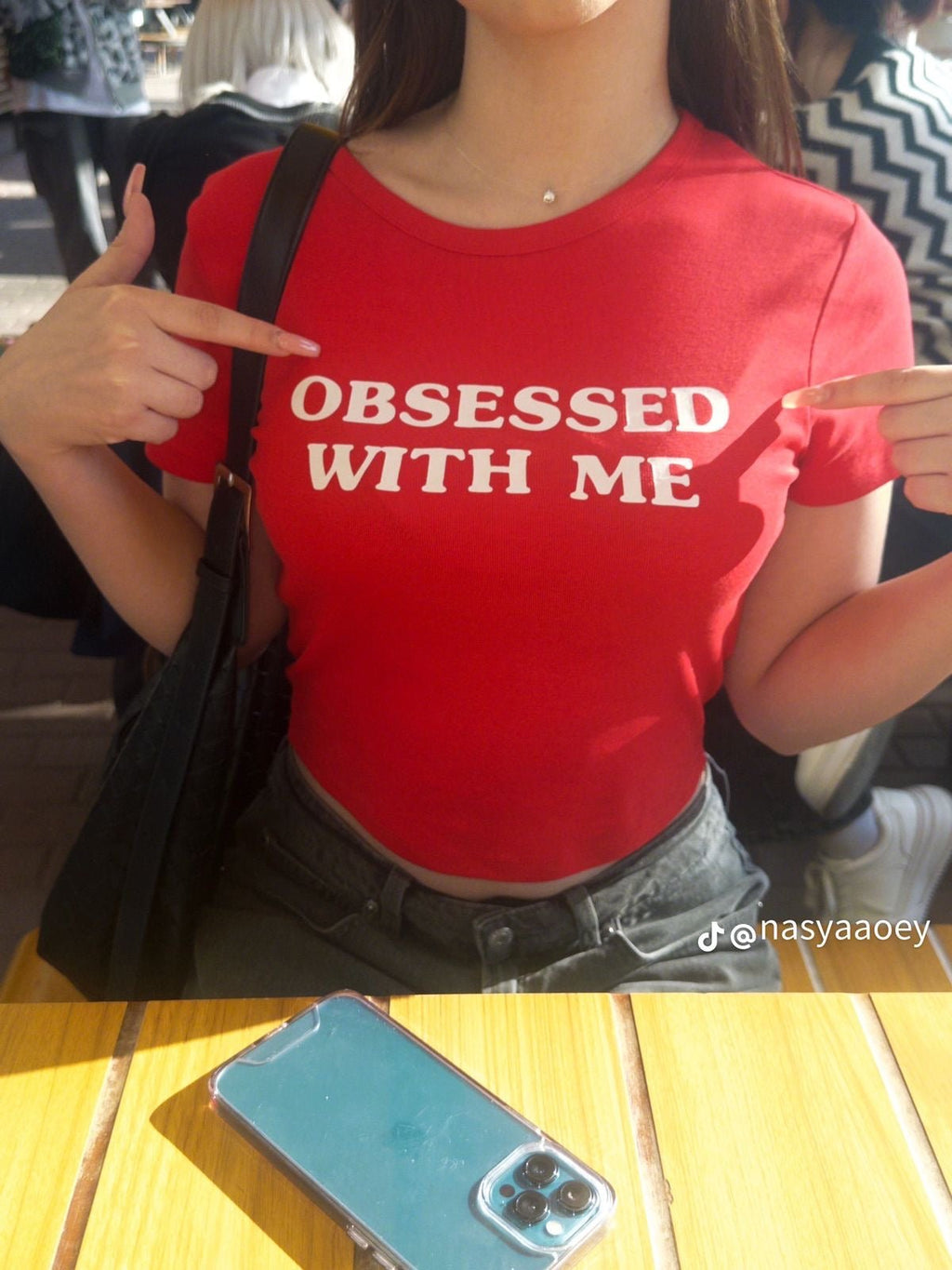 Obsessed With Me Red Baby Tee for Women | physical by 303™ (formerly 303)