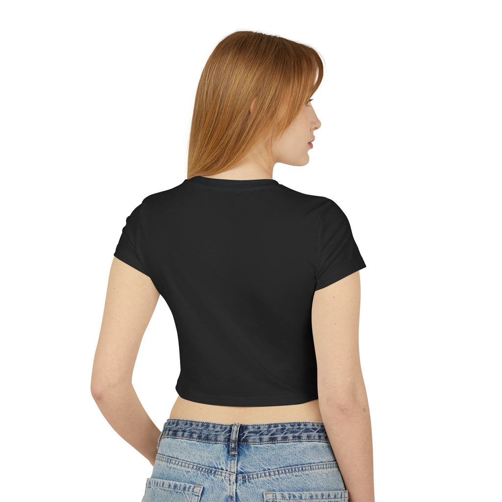 On A Diet Black Baby Tee for Women | Trendy Graphic Crop Top | physical by 303™ (formerly 303)