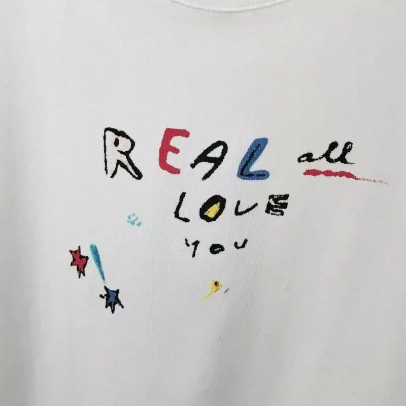 Real All Love You Crop Top – White Baby Tee | physical by 303™ (formerly 303)