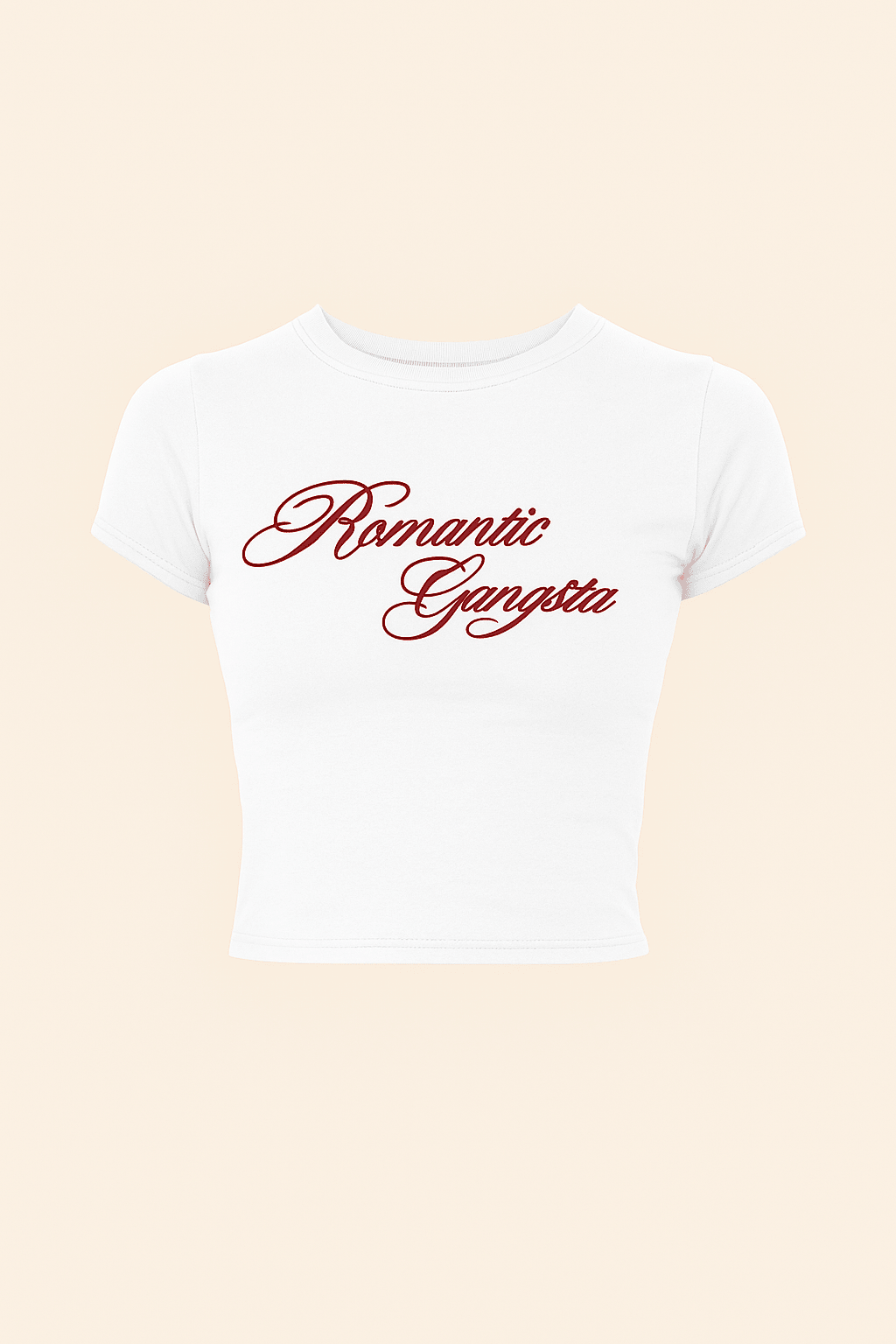 Romantic Gangsta Baby Tee for Women | Crop Top | physical by 303™ (formerly 303)