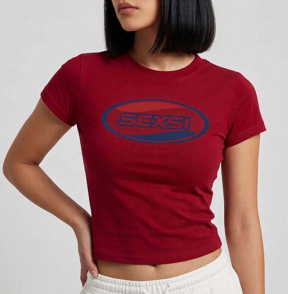 Sexsi Baby Tee for Women – Bold Graphic Crop Top Y2K Aesthetic | physical by 303™ (formerly 303)