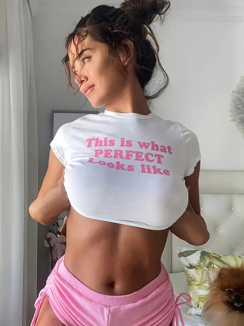 This Is What Perfect Looks Like Baby Tee | Crop Top | physical by 303™ (formerly 303)