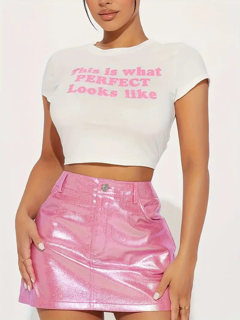This Is What Perfect Looks Like Baby Tee | Crop Top | physical by 303™ (formerly 303)