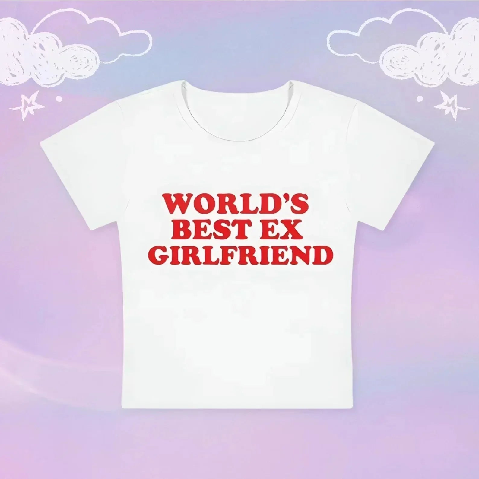 World’s Best Ex - Girlfriend Baby Tee – Gen Z’s Go - To Breakup Fit | physical by 303™ (formerly 303)