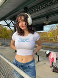 Y2K Your Boyfriend Likes My Instagram Posts Baby Tee | Crop Top | physical by 303™ (formerly 303)